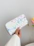 Geometric Pattern Long Wallet