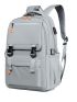 Men Release Buckle Decor Laptop Backpack