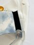 Mini Tie Dye Flap Square Bag