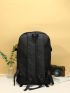 Men Minimalist Snap Button Travel Backpack