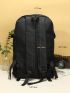 Men Minimalist Snap Button Travel Backpack