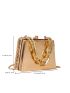 Mini Metallic Chain Box Bag