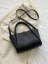 Minimalist Square Bag With Inner Pouch