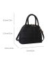 Quilted Double Handle Dome Bag