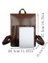 Men Two Tone Satchel Backpack