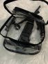 Heavy Duty Transparent Clear Purse Backpack See Through Clear Purse Bag For School, Concerts, Sports, Travel And Daily Use