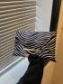 Zebra Striped Pattern Envelope Bag