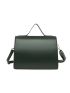 Minimalist Buckle Decor Satchel Bag