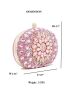 Mini Rhinestone Decor Box Bag