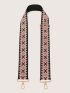 Geometric Pattern Bag Strap