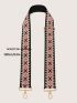 Geometric Pattern Bag Strap