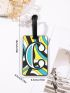 Colorblock Geometric Graphic Luggage Tag