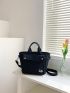 Graphic Pattern Shopper Bag