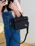 Graphic Pattern Shopper Bag