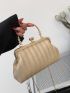 Kiss Lock Chain Satchel Bag