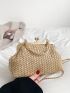 Minimalist Straw Bag