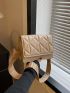 Mini Quilted Flap Square Bag