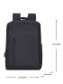 Men Zip Front Laptop Backpack