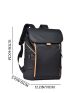 Men Contrast Trim Flap Backpack