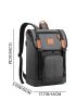 Men Patch Decor Flap Backpack