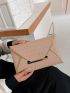 Crocodile Embossed Envelope Bag