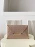 Crocodile Embossed Envelope Bag