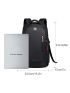 Men Letter Graphic Laptop Backpack
