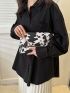 Cow Pattern Envelope Bag
