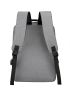 Men Two Tone USB Charging Port Laptop Backpack