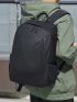 Men Ruched Detail Laptop Backpack