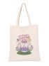 Easter Cartoon Graphic Shopper Bag