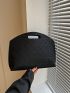 Large Clutch Bag Fashionable Crocodile Embossed Polyester