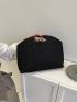 Large Clutch Bag Fashionable Crocodile Embossed Polyester