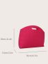 Large Clutch Bag Fashionable Crocodile Embossed Polyester