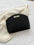 Large Clutch Bag Fashionable Crocodile Embossed Polyester