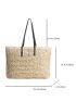 Minimalist Straw Bag