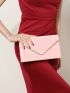 Metal Edge Flap Chain Flap Envelope Bag