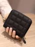 Quilted Detail Small Wallet
