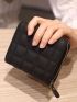 Quilted Detail Small Wallet