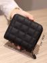 Quilted Detail Small Wallet