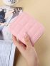 Quilted Detail Small Wallet