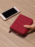 Quilted Pattern Small Wallet