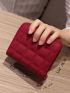 Quilted Pattern Small Wallet