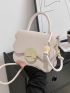Mini Metal Decor Flap Novelty Bag
