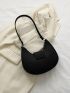 Crocodile Embossed Hobo Bag