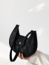 Geometric Pattern Hobo Bag