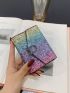 Ombre Sequin Decor Small Wallet