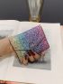 Ombre Sequin Decor Small Wallet