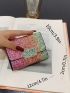 Ombre Sequin Decor Small Wallet