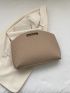 Chevron Quilted Square Bag